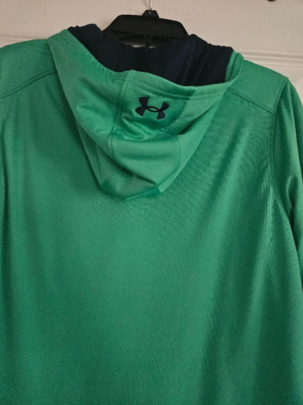 Under Armour ColdGear Youth XL Green Hooded Full Zip Jacket